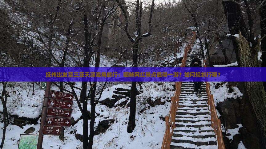 抚州出发至三亚天涯海角旅行：哪些网红景点值得一游？如何规划行程？
