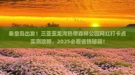 秦皇岛出发三亚亚龙湾热带森林公园旅游网红地点