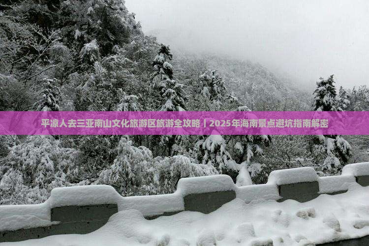 平凉出发三亚南山文化旅游区旅游网红地点 平凉出发三亚南山文化旅游区旅游网红地点