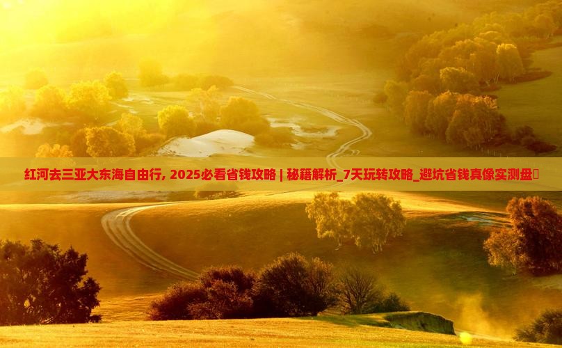 红河去三亚大东海自由行