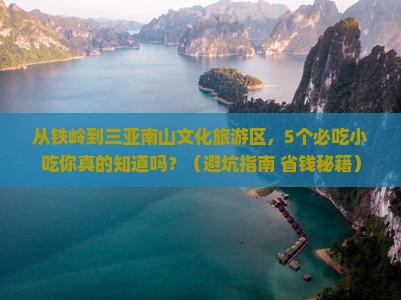 铁岭去三亚南山文化旅游区旅游小吃