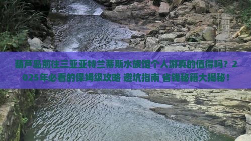 葫芦岛前往三亚亚特兰蒂斯水族馆个人游