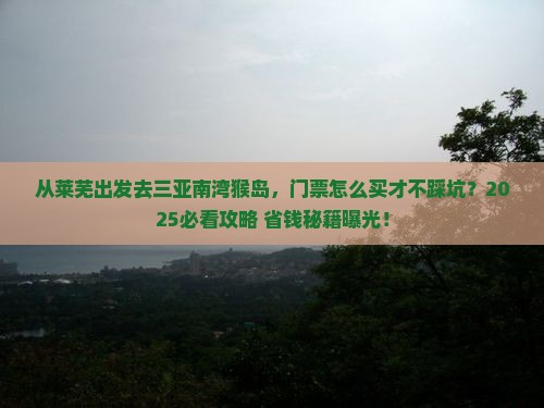 莱芜出发三亚南湾猴岛门票