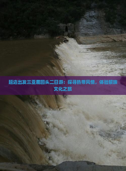 延边出发三亚鹿回头二日游：探寻热带风情，体验黎族文化之旅