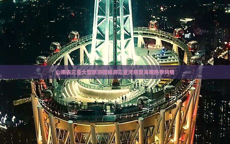 山南去三亚大型旅游团畅游三亚湾感受海南热带风情
