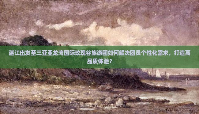 湛江出发至三亚亚龙湾国际玫瑰谷旅游团如何解决团员个性化需求，打造高品质体验？