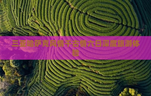 三亚哈萨克风情千古情六日深度旅游体验