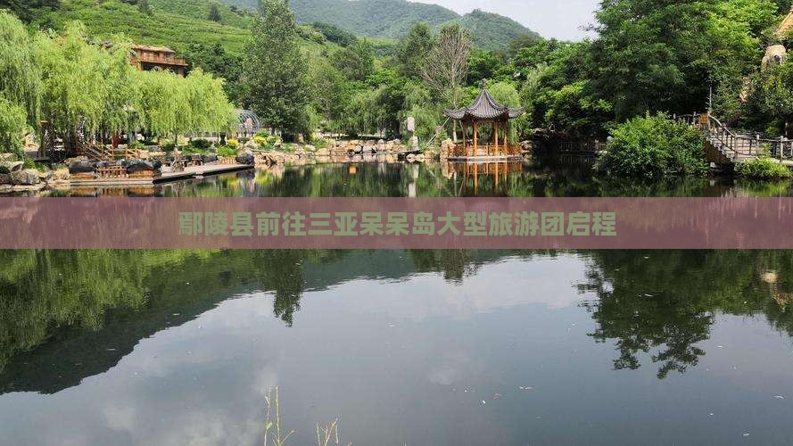 鄢陵县前往三亚呆呆岛大型旅游团启程