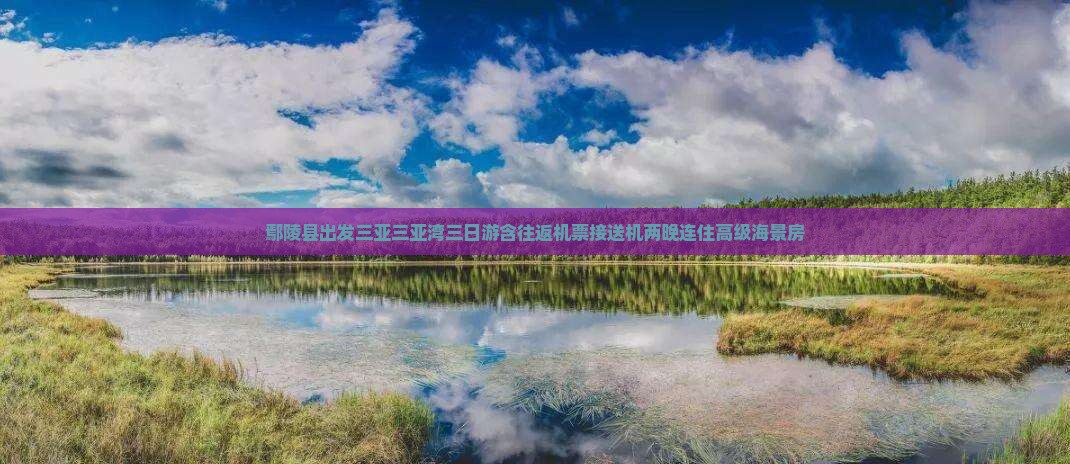 鄢陵县出发三亚三亚湾三日游含往返机票接送机两晚连住高级海景房