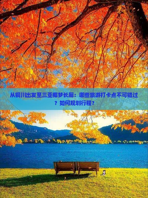 从铜川出发至三亚椰梦长廊：哪些旅游打卡点不可错过？如何规划行程？