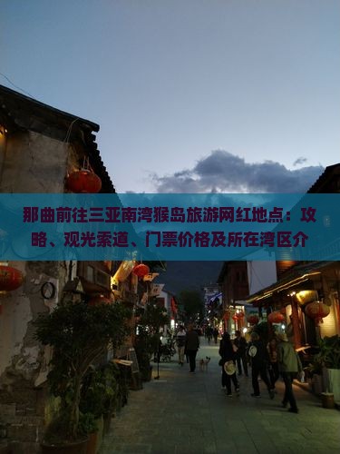 那曲前往三亚南湾猴岛旅游网红地点：攻略、观光索道、门票价格及所在湾区介绍