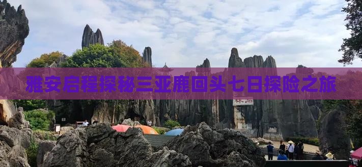 雅安启程探秘三亚鹿回头七日探险之旅