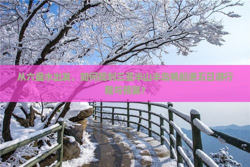 从六盘水出发，如何规划三亚半山半岛帆船港五日游行程与预算？