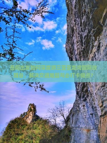 岳阳出发如何深度游三亚亚龙湾国际玫瑰谷，解决交通难题与必打卡痛点？