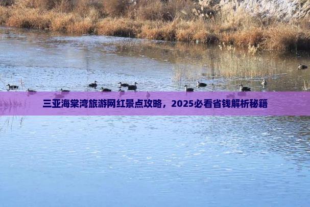 襄樊前往三亚海棠湾旅游网红地点