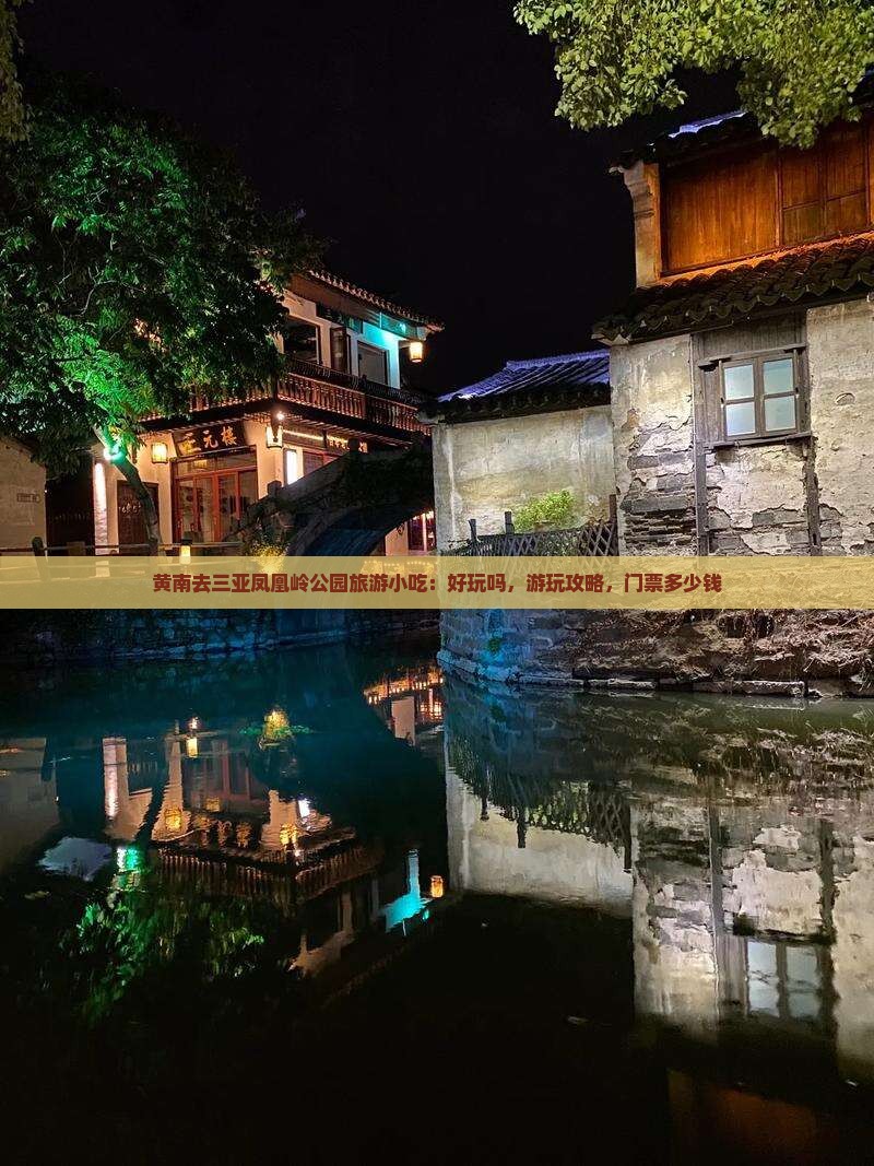 黄南去三亚凤凰岭公园旅游小吃