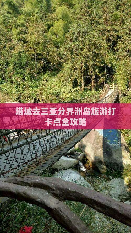 塔城去三亚分界洲岛旅游打卡点