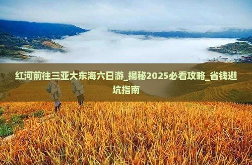 红河前往三亚大东海六日游