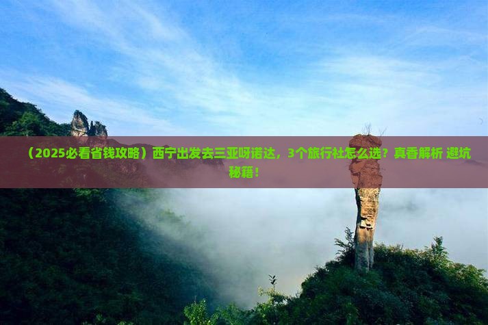 西宁出发三亚呀诺达景区旅行社