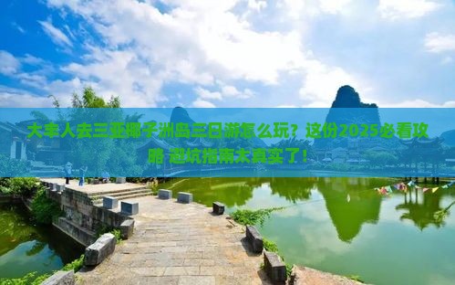 大丰去三亚椰子洲岛三日游