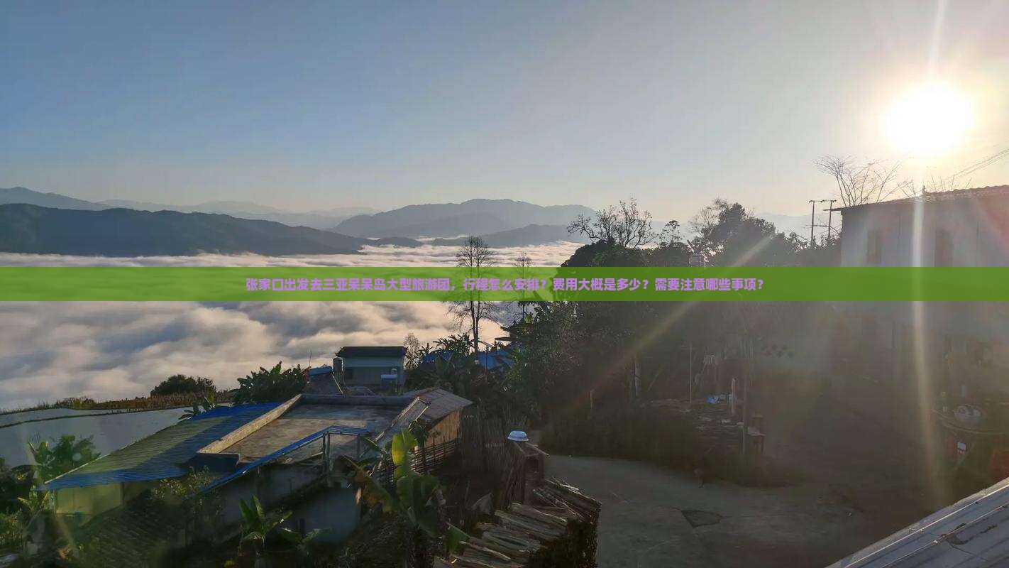 张家口出发三亚呆呆岛大型旅游团