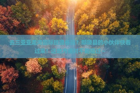 鄢陵县前往三亚亚龙湾国际玫瑰谷必玩地