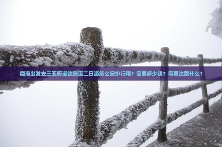商洛前往三亚呀诺达景区二日游