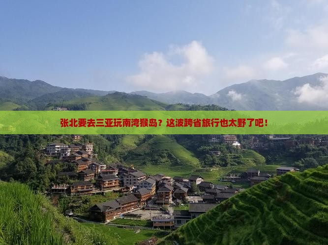 张北去三亚南湾猴岛一日游