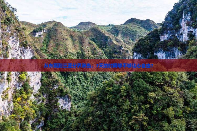 东莞出发三亚分界洲岛七日游