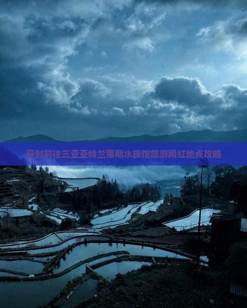 开封前往三亚亚特兰蒂斯水族馆旅游网红地点