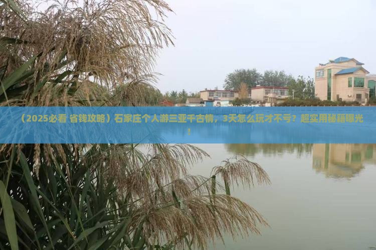 石家庄去三亚千古情个人游
