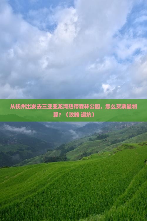 抚州去三亚亚龙湾热带森林公园门票
