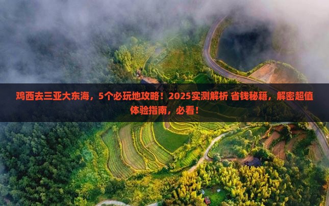 鸡西去三亚大东海必玩地