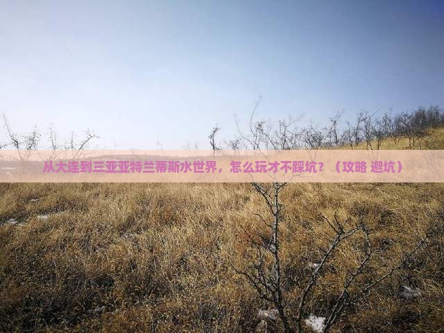 大连去三亚亚特兰蒂斯水世界旅游网红地点