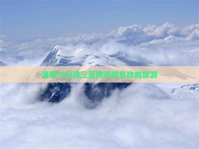 运城前往三亚南湾猴岛六日游