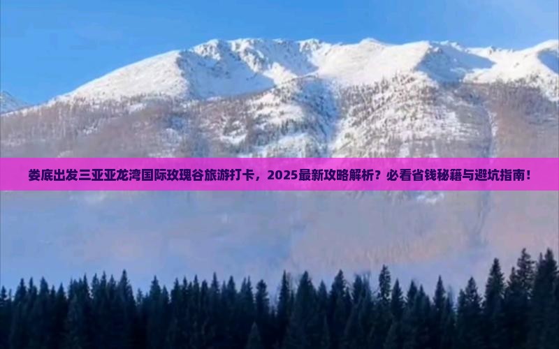 娄底前往三亚亚龙湾国际玫瑰谷旅游打卡点