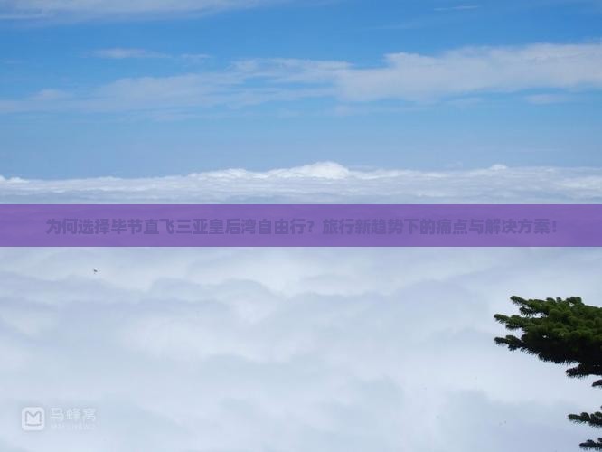 为何选择毕节直飞三亚皇后湾自由行?旅行新趋势下的痛点与解决方案! 为何选择毕节直飞三亚皇后湾自由行?旅行新趋势下的痛点与解决方案!