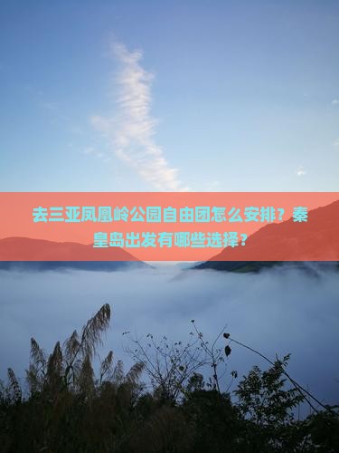 去三亚凤凰岭公园自由团怎么安排？秦皇岛出发有哪些选择？