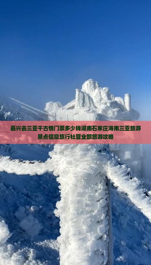 嘉兴去三亚千古情门票多少钱湖南石家庄海南三亚旅游景点信息旅行社营业部旅游攻略