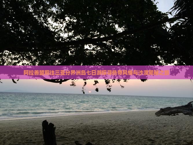 阿拉善盟前往三亚分界洲岛七日游探寻热带风情与沙漠奥秘之旅
