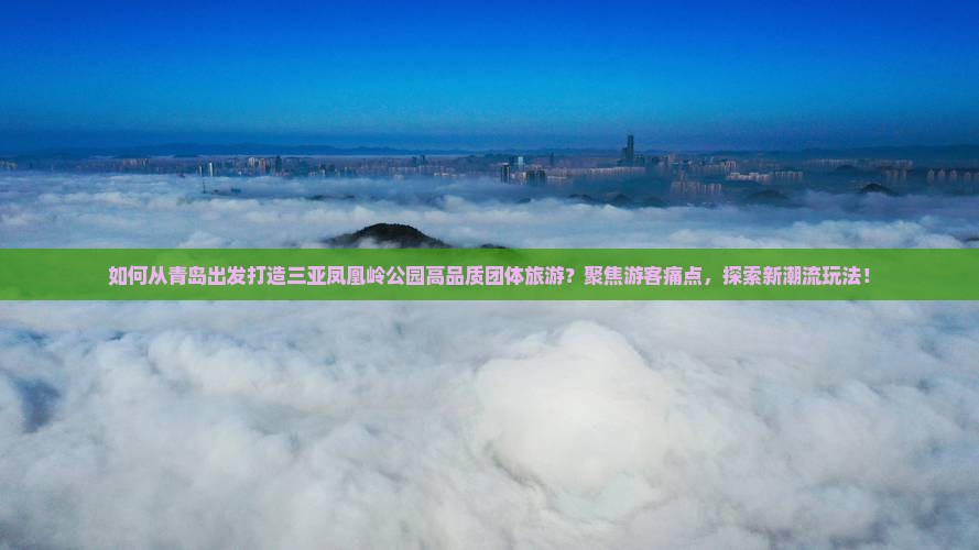 如何从青岛出发打造三亚凤凰岭公园高品质团体旅游？聚焦游客痛点，探索新潮流玩法！