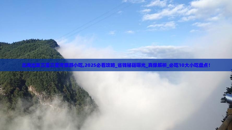 北海出发三亚三亚湾旅游小吃