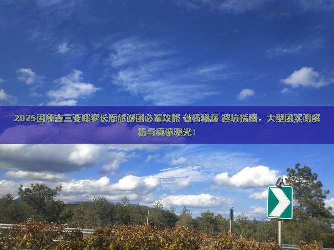 固原去三亚椰梦长廊大型旅游团