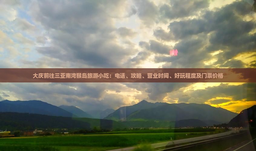 大庆前往三亚南湾猴岛旅游小吃