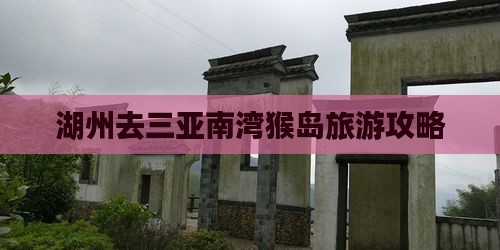 湖州去三亚南湾猴岛攻略