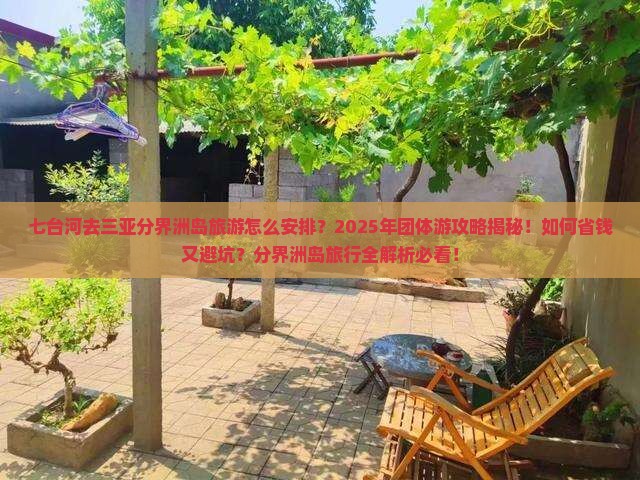 七台河去三亚分界洲岛团体旅游