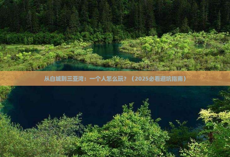 白城去三亚三亚湾个人游