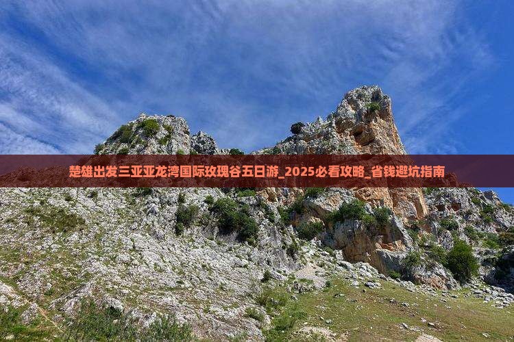 楚雄出发三亚亚龙湾国际玫瑰谷五日游