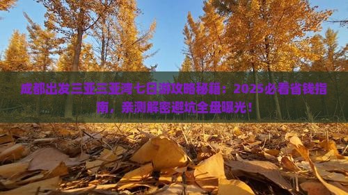 成都出发三亚三亚湾七日游