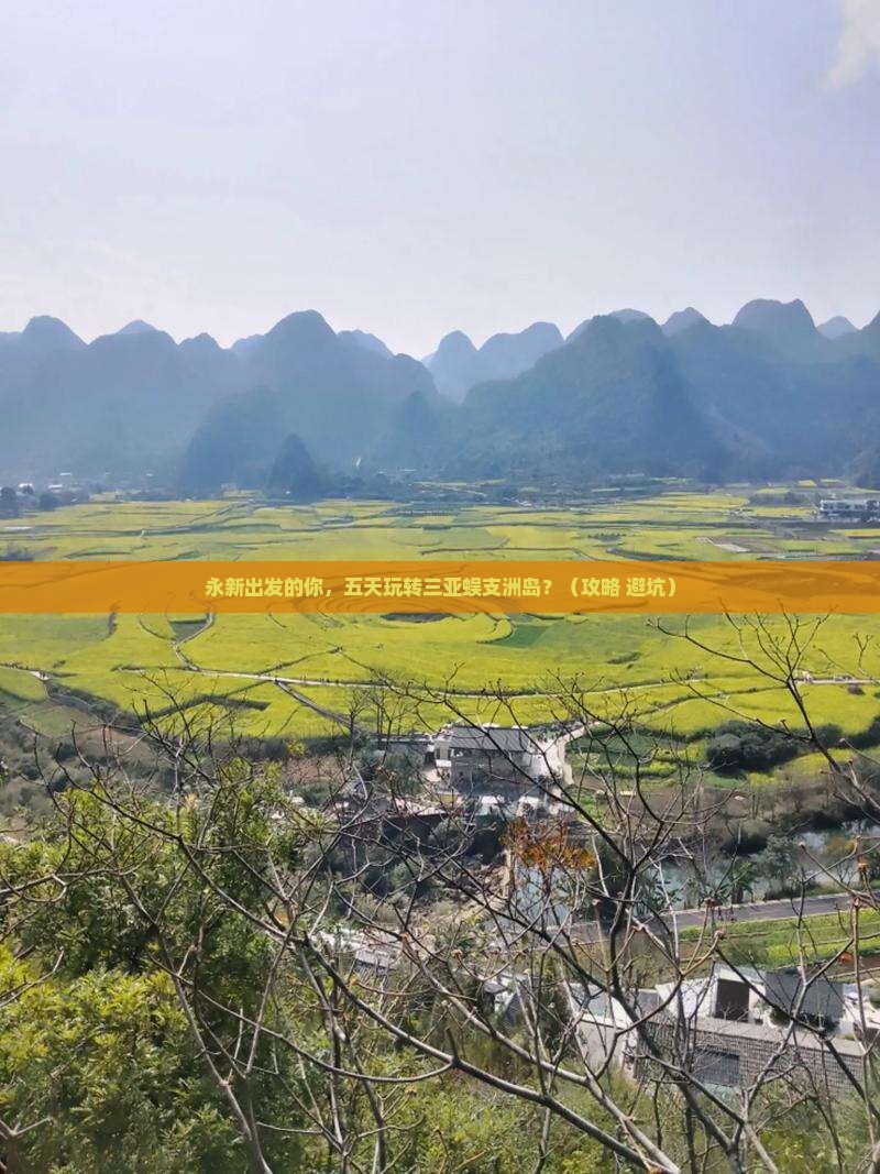 永新出发三亚蜈支洲岛五日游